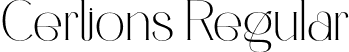 Cerlions Regular font - Cerlions-Regular.otf