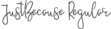 JustBecause Regular font - JustBecause-PersonalUse.otf