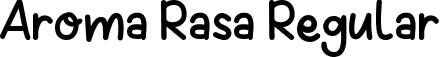 Aroma Rasa Regular font - Aroma Rasa-PersonalUse.ttf