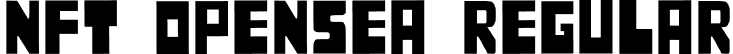 Nft Opensea Regular font - NftOpensea-Regular.ttf