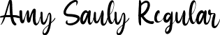 Amy Sauly Regular font - Amy Sauly.otf