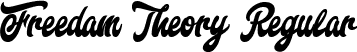 Freedam Theory Regular font - Freedam Theory.ttf