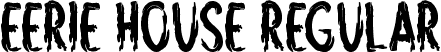 Eerie House Regular font - Eerie House.ttf