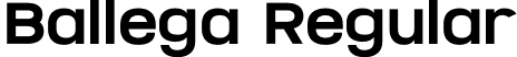 Ballega Regular font - Ballega.otf