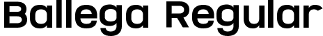 Ballega Regular font - Ballega.ttf