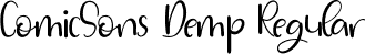 ComicSons Demp Regular font - ComicSonsDemoRegular.ttf