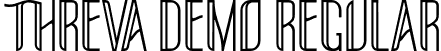 THREVA Demo Regular font - THREVA Demo.otf