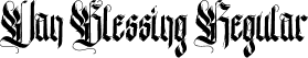 Van Blessing Regular font - Van Blessing.otf