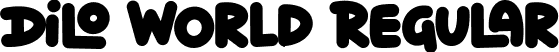 Dilo World Regular font - DiloWorld.ttf