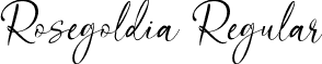 Rosegoldia Regular font - Rosegoldia-0W349.otf