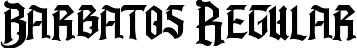 Barbatos Regular font - Barbatos.ttf