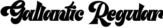 Gallantic Regular font - Gallantic.otf