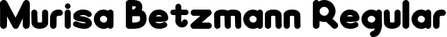 Murisa Betzmann Regular font - Betzmann.otf