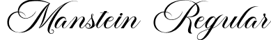 Manstein Regular font - Manstein.ttf