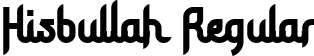 Hisbullah Regular font - Hisbullah.otf