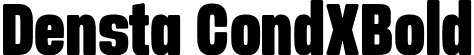 Densta CondXBold font - Densta.ttf