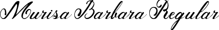 Murisa Barbara Regular font - barbara.ttf