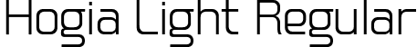 Hogia Light Regular font - Hogira-Light.otf