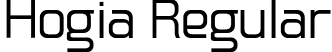 Hogia Regular font - Hogira-Regular.otf