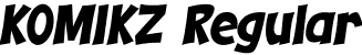 KOMIKZ Regular font - KOMIKZ.otf