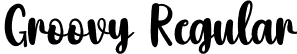 Groovy Regular font - Groovy.otf