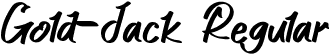 Gold-Jack Regular font - Gold-Jack.ttf