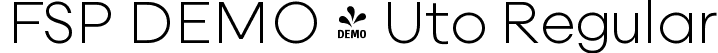 FSP DEMO - Uto Regular font - Fontspring-DEMO-utovf.ttf