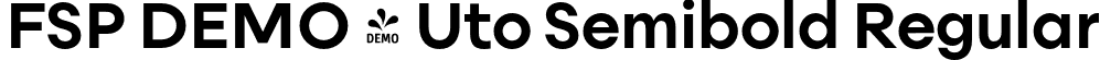 FSP DEMO - Uto Semibold Regular font - Fontspring-DEMO-uto-semibold.otf