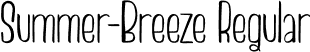 Summer-Breeze Regular font - Summer-Breeze.otf