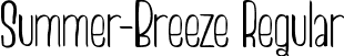 Summer-Breeze Regular font - Summer-Breeze.ttf