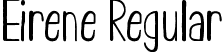 Eirene Regular font - Eirene.ttf