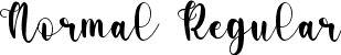 Normal Regular font - Marjolein Regular.ttf