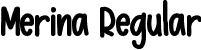 Merina Regular font - Merina.ttf