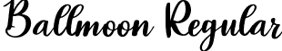 Ballmoon Regular font - Ballmoon.ttf