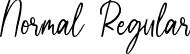 Normal Regular font - Peachbeary Regular.ttf