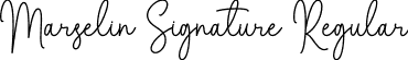 Marselin Signature Regular font - Marselin Signature.ttf