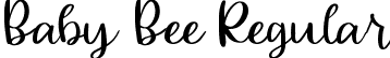 Baby Bee Regular font - BabyBee.ttf