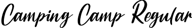 Camping Camp Regular font - CampingCamp.ttf