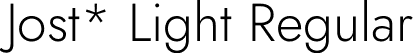 Jost* Light Regular font - Jost-300-Light.otf