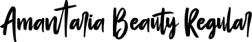 Amantaria Beauty Regular font - Amantaria Beauty.otf