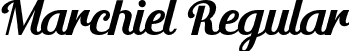 Marchiel Regular font - Marchiel.otf