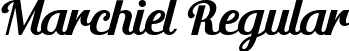 Marchiel Regular font - Marchiel.ttf