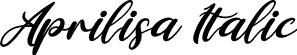 Aprilisa Italic font - Aprilisa Italic.ttf