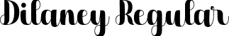 Dilaney Regular font - Dilaney.otf