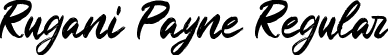 Rugani Payne Regular font - RuganiPayne.ttf