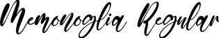 Memonoglia Regular font - Memonoglia Regular.ttf