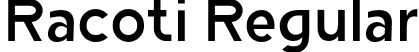 Racoti Regular font - RacotiPersonalUse-Regular.otf