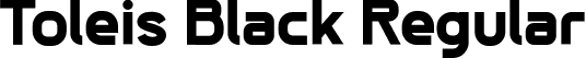 Toleis Black Regular font - Toleis-Black.otf