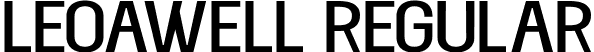 Leoawell Regular font - Leoawell.ttf