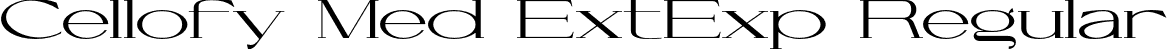 Cellofy Med ExtExp Regular font - Cellofy-MediumExtraExpanded.otf